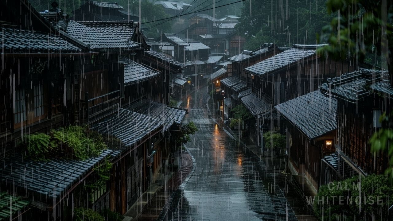 Rainy Nights for Rest: Deep Sleep with City Ambiance☔️🌧
