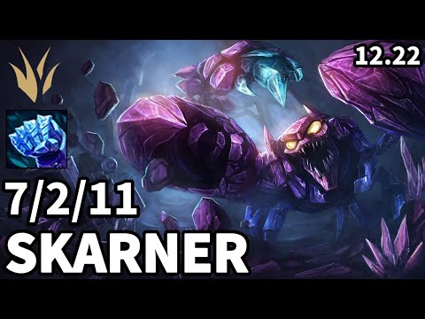 Skarner Jungle vs Lee Sin - KR Master | Patch 12.22