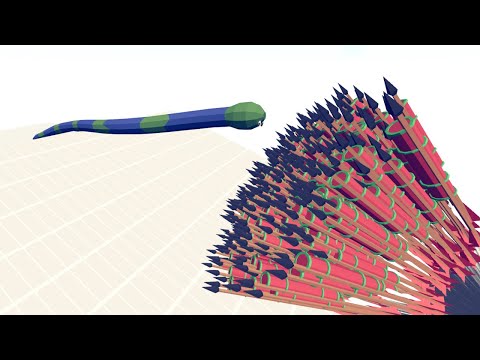 TITANOBOA vs EVERY GOD - Totally Accurate Battle Simulator TABS