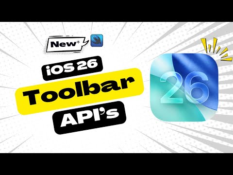 New Toolbar APIs in iOS 26 | Xcode 26