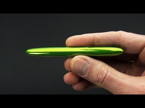 Fisher Personalized Space Pen #400LGCL-P Lime Green Bullet with Chrome Clip 