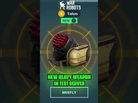 New "Talon" in  @War Robots [WR]  Test server  #shorts #warrobots #warrobot #wr
