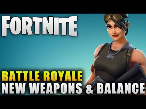 Fortnite Battle Royale Update "Battle Royale Weapon Balance Update" Fortnite Battle Royale News Video