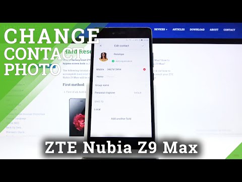 How to Add Photo to Contact on ZTE NUBIA Z9 Max – Personalize Contact Profile