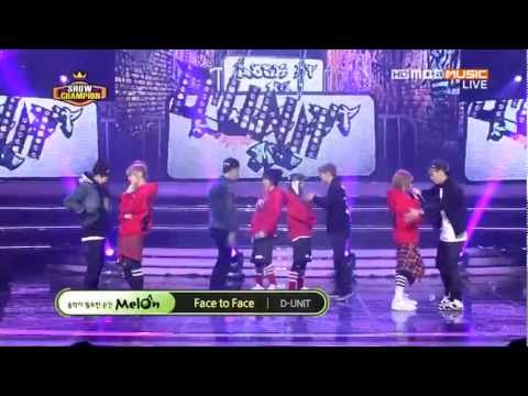 130320 Show Champion D-Unit 디유닛 - 얼굴보고 얘기해 Face To Face [HD]