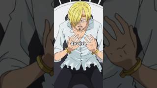 SANJI USOU AS MÃOS PARA LUTAR! #shorts