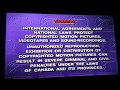 Opening To White Christmas 1990 VHS Canadian Copy
