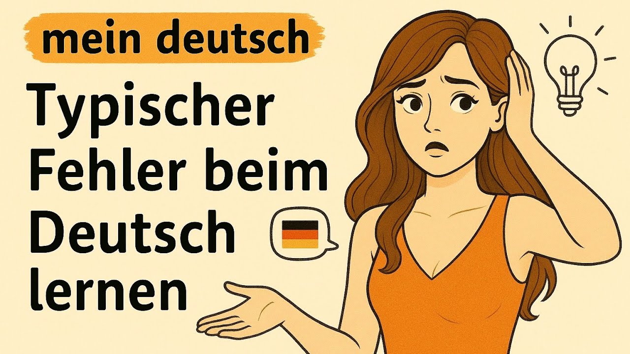 Diese Fehler beim Deutschlernen musst du kennen, sonst lernst du nie  Deutsch! | Learn German