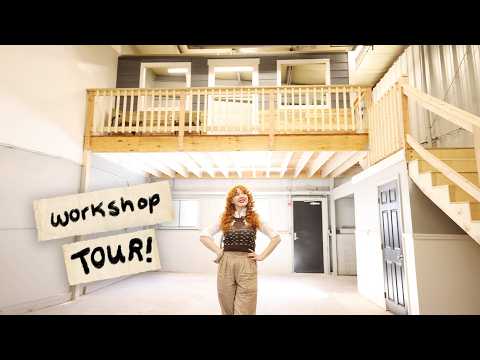 I have a WORKSHOP! (a tour & the vision)