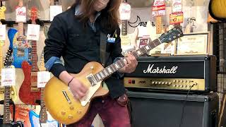 Video thumbnail for Gibson Modern Collection Les Paul Tribute Satin Honey Burst #202520204 Tone Check by Ochanomizu Kurosawagakki