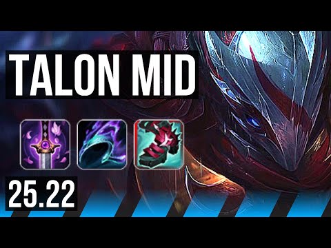 TALON vs AKALI (MID) | NA Master | 25.22
