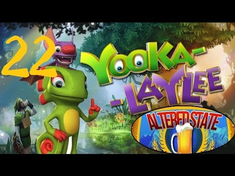 Lets Play Yooka-Laylee Part 22 - Crazy Glitch and Dr. Quack's Quiz 2