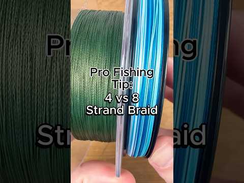4-strängige vs. 8-strängige geflochtene Angelschnur – Vor- und Nachteile #Angeln #Angeltipps #Bas...