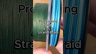 4 Strand vs 8 Strand Braided Fishing Line - Pros and Cons #fishing #fishingtips #bassfishing