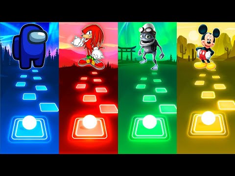 Among Us - Knuckles - Crazy Frog - Mickey Mouse | Tiles Hop EDM Rush