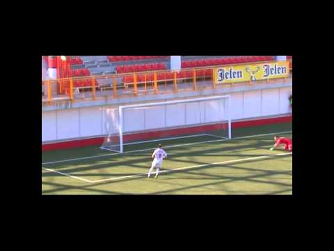 Pogodak Nemanje Obradovića na utakmici 25. kola JSL FK Voždovac - FK Čukarički 2:0