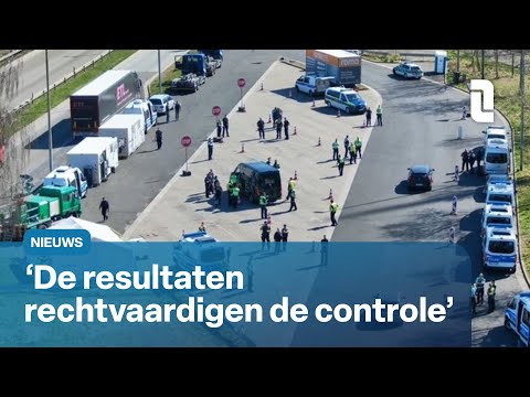 Grote internationale grenscontrole: drie arrestaties en ruim 1800 boetes | L1 Nieuws