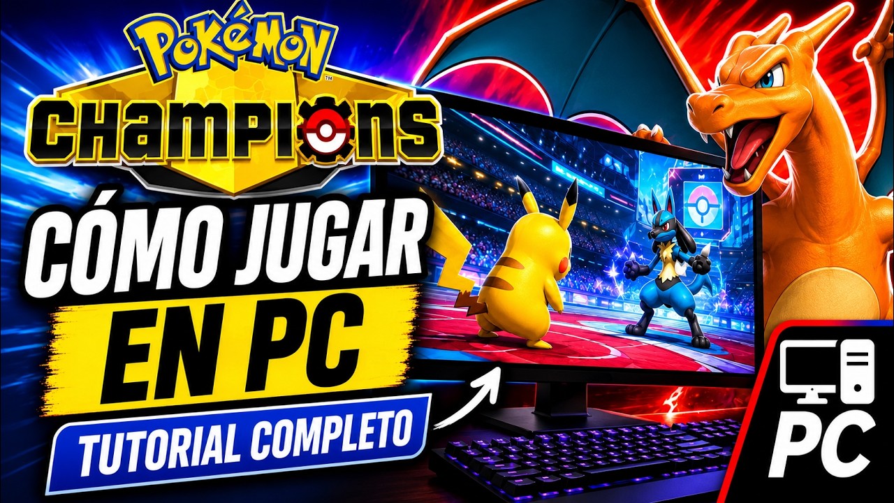 🚨COMO JUGAR POKÉMON CHAMPIONS DESDE TU PC🚨EL NUEVO JUEGO DE ANDROID E IOS EN COMPUTADOR