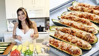 HOW TO MAKE DELICIOUS ZUCCHINI BOATS 😋