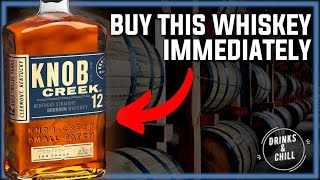 Knob Creek 12 Year Bourbon Whiskey Review | Drinks and Chill Blind Review