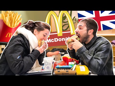 Let's try McDonald's in London! 🍔 Is it good? 🇬🇧