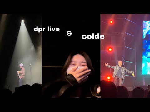 concert vlog in seoul!!! | dpr live, colde, zior park