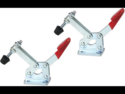 POWERTEC 20322 Horizontal Quick-Release Toggle Clamp, 66 lbs Capacity, 20300, 2PK