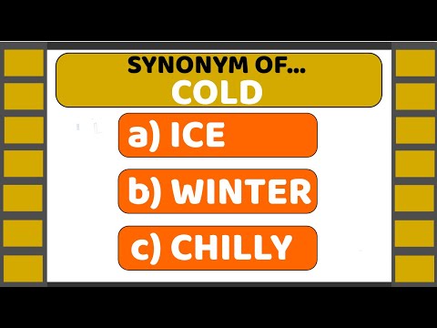 English Synonyms Quiz | Similar Words Quiz | English Vocabulary Quiz