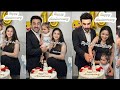 Pregnant Alia Bhatt Ranbir With Raha Kapoor Cutting Cake On 4th Wedding Anniversary Raha Steal Party