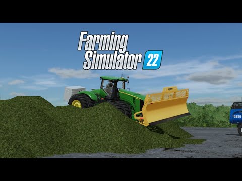 Farming Simulator 22 | compacting silage |