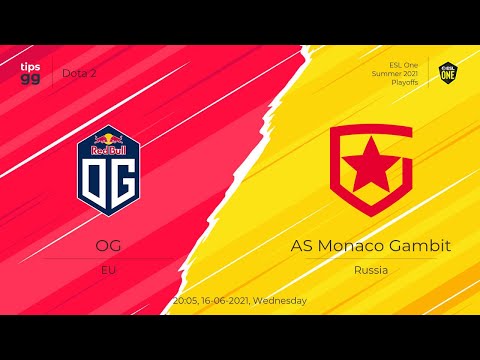 OG vs AS Monaco Gambit (6/17/2021)ESL ONE SUMMER 2021 DOTA 2 Highlights