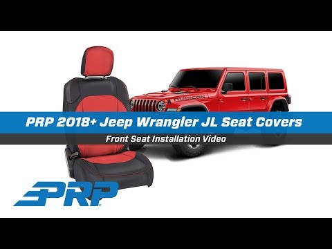 PRP Seat Covers for 2018+ Jeep Wrangler JL - Front Seats Install