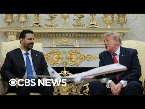 D.C.-area flights grounded after Trump met with Iraq's prime minister