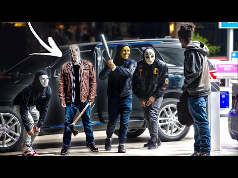 The Purge Prank In The Hood At 3AM GONE WRONG!