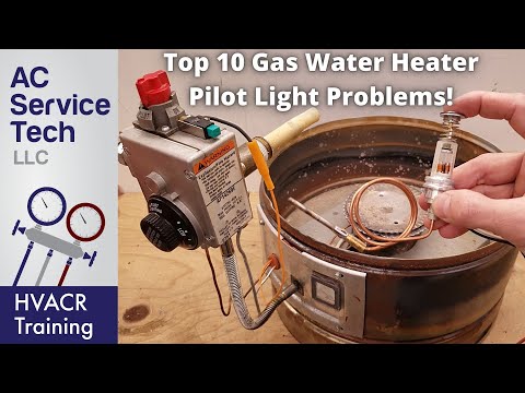Top 10 Gas Water Heater Pilot Light Problems! Won't Light, Won't Stay Lit!