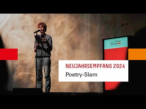 Poetry-Slam von Lu Komma Klar | Neujahrsempfang 2024