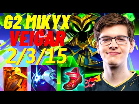 G2 MIKYX PLAYS VEIGAR VS ALISTAR SUPPORT |EUW GRANDMASTER PATCH 11.5|[League of Legends]FullGameplay