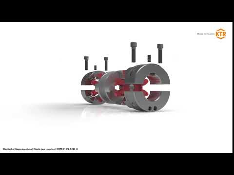 ROTEX ZS DKM H  doublecardanic, flexible jaw couplings   KTR Systems