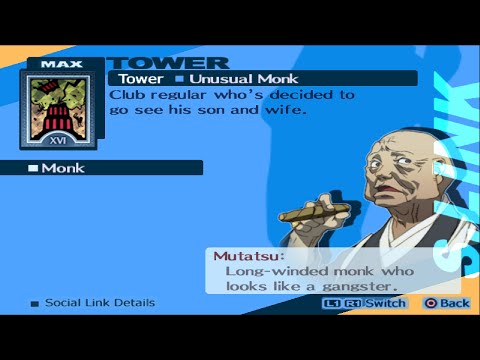 Shin Megami Tensei Persona 3 FES - Tower Social Link