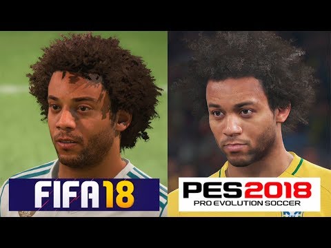 Fifa 18 VS PES 2018 | Graphics Comparison | Comparativa grafica