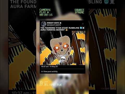 🤯 FOUNDING TITAN AURA 🥶☠️