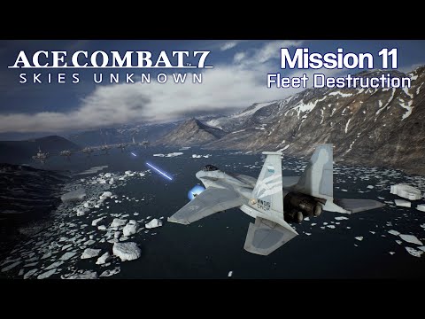 Ace Combat 7: Mission 11 - Fleet Destruction (Ace Difficulty)