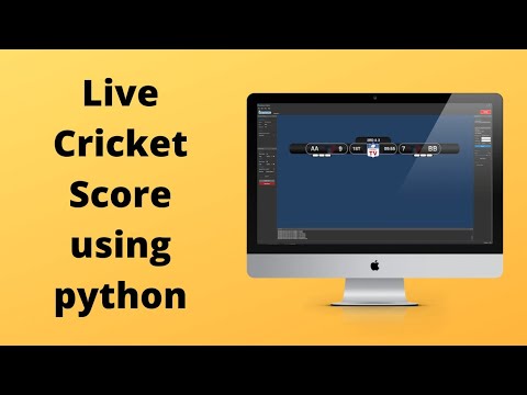 Live Cricket Score Using Python