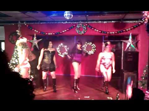 Vanity Chanel,Gizzelle Fierce, Xiomara Chanel, & Lady Tatianna perform Moulin Rouge @ POLO