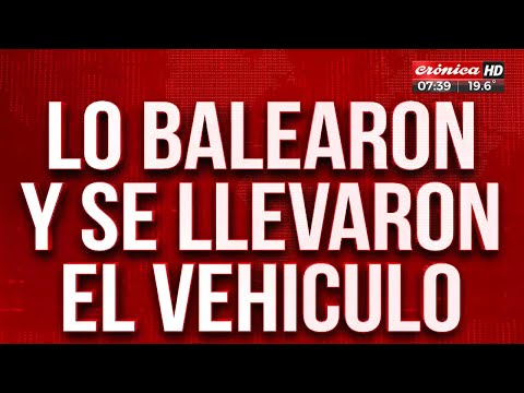 Inseguridad en La Matanza: lo balearon para robarle la camioneta