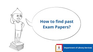 How to find Past Exam Papers | Library Training