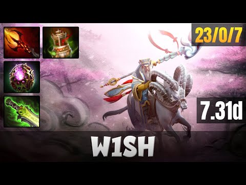 W1SH Keeper of the Light MID LANE Gameplay WITH 23 KILLS | Dota 2 Full Game