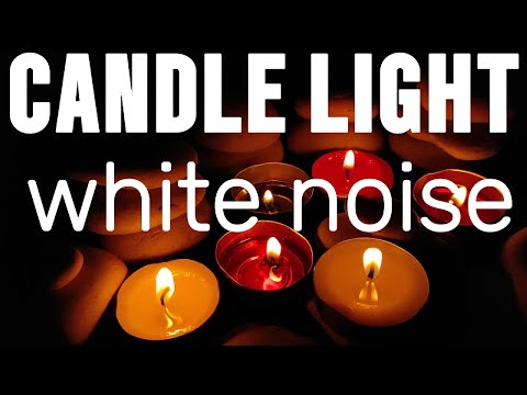 CANDLE LIGHT : INSTAN SLEEP WITH WHITE NOISE RAIN