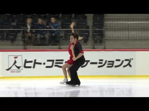 ISU 2014 Jr Grand Prix Tallinn Short Dance Holly MOORE / Daniel KLABER USA