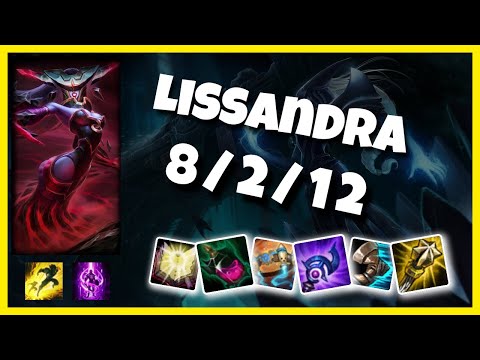 EU Challenger Lissandra MID (8/2/12) vs LUCIAN Gameplay Replay - Patch 10.18